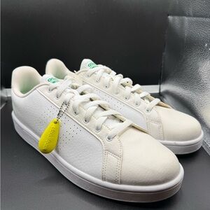 Size 14 - Adidas Cloudfoam Advantage Clean Footwear White